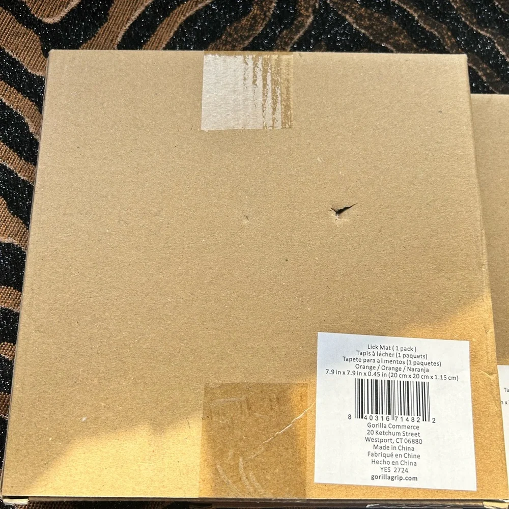 Gorilla Grip bundle of three lick mats with spatulas NIB